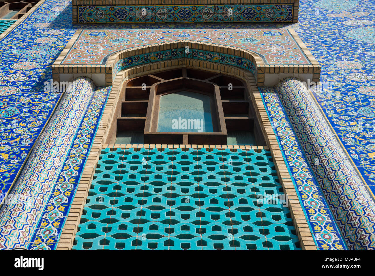 Ali ibn Abi Talib (iraniano Moschea) Situato a Bur Dubai, Emirati Arabi Uniti, Emirati Arabi Uniti Foto Stock