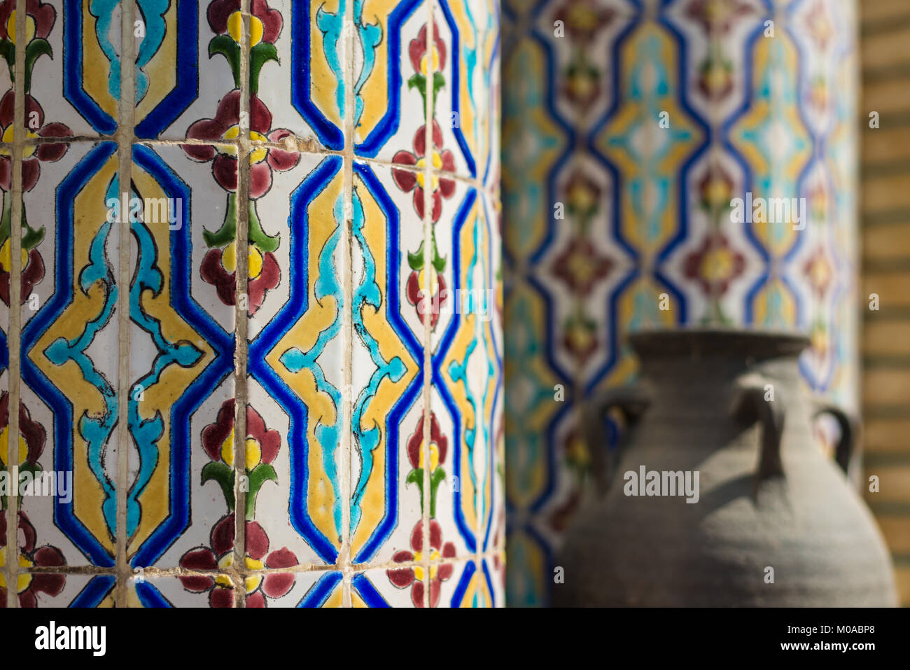 Ali ibn Abi Talib (iraniano Moschea) Situato a Bur Dubai, Emirati Arabi Uniti, Emirati Arabi Uniti Foto Stock