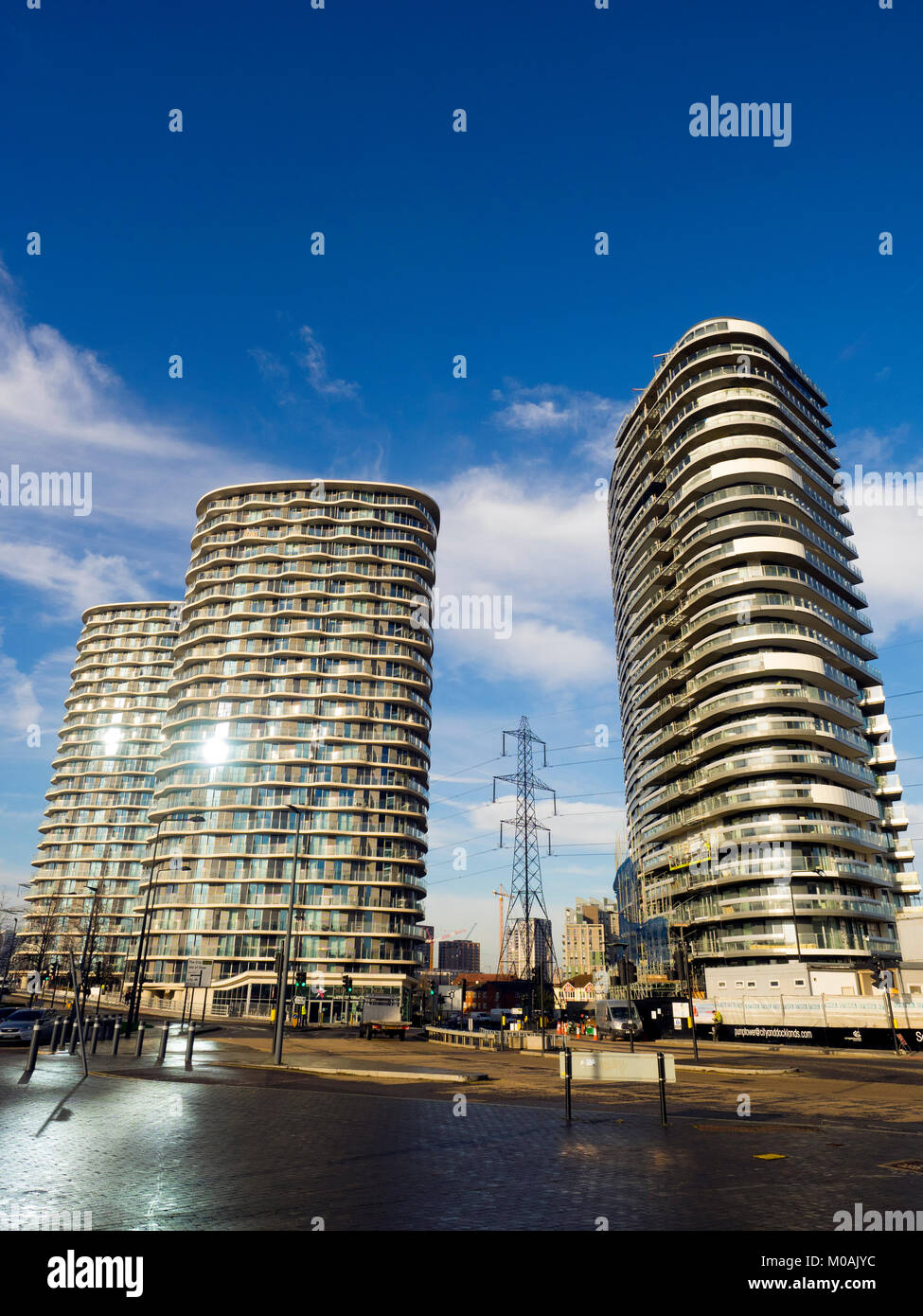 Hoola appartamenti a Royal Docks - Londra, Inghilterra Foto Stock