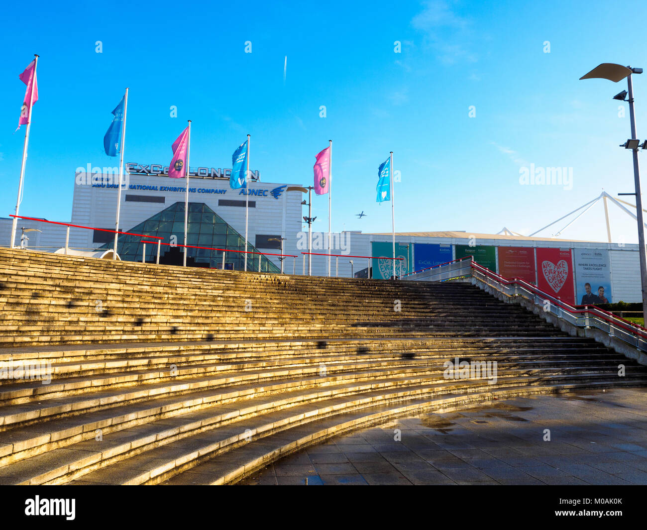 (ExCeL Exhibition Centre di Londra) è un mostre e International Convention Centre di Custom House, London Borough of Newham - Inghilterra Foto Stock