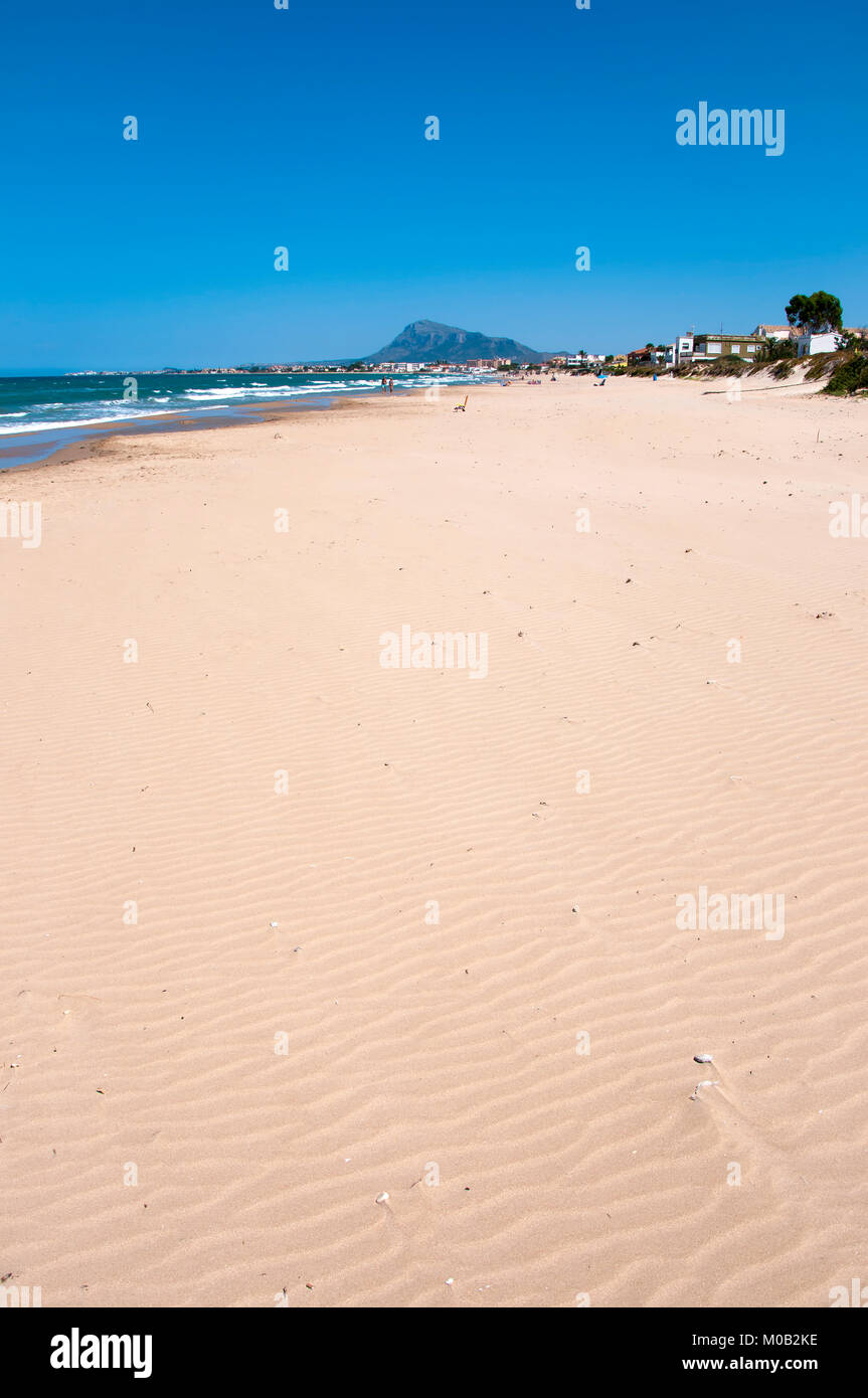 Playa Deveses, Denia Alicante, Spagna Foto Stock