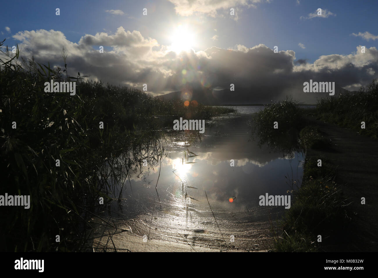 Viste sul lago in Irlanda Foto Stock