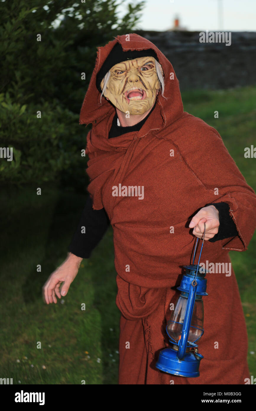 Ghost tours passeggiate, Kinsale, wild atlantic modo, County Cork, Irlanda Foto Stock