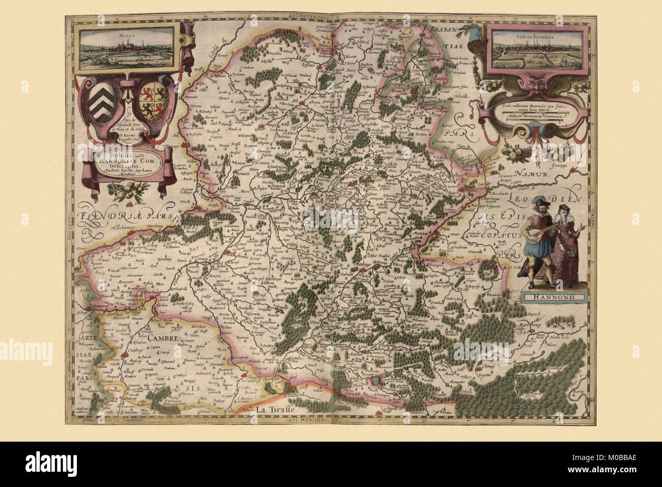 Mappe di Hainot, Belgio Foto Stock