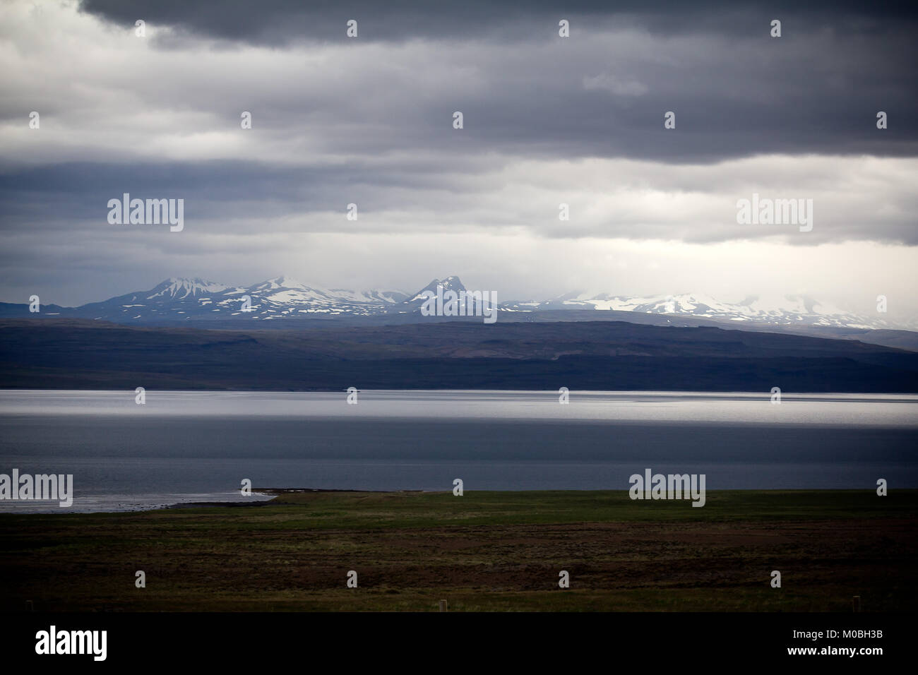 Drammatico paesaggio, Snaefellsnes Peninsula, Islanda. Foto Stock