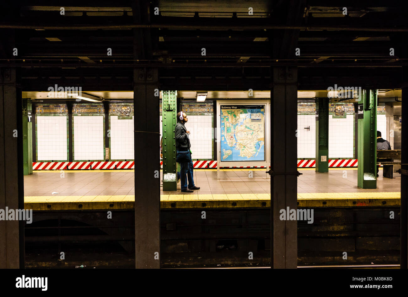 Quattordicesima Strada - Union Square Stazione della Metropolitana Manhattan   New York New York, Stati Uniti d'America Foto Stock