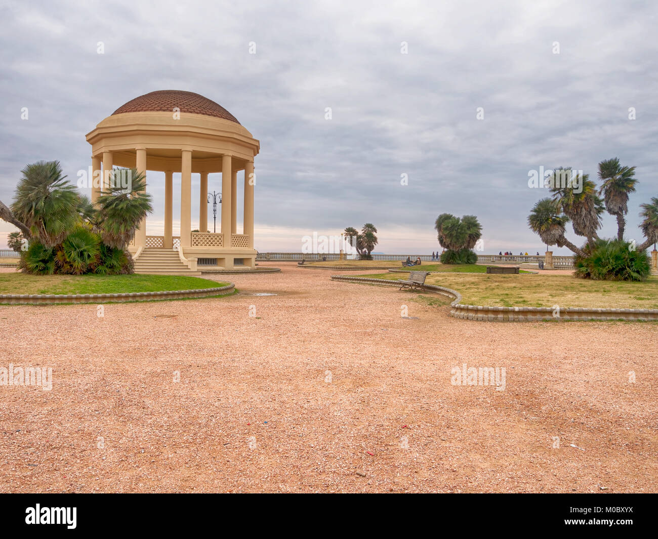 Lungomare a Livorno, Italia. Foto Stock