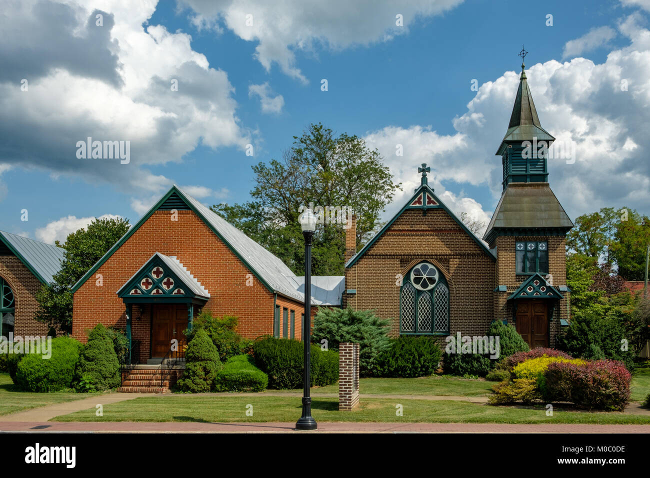 St Andrews Chiesa Episcopale, 5890 Main Street, Mount Jackson, Virginia Foto Stock