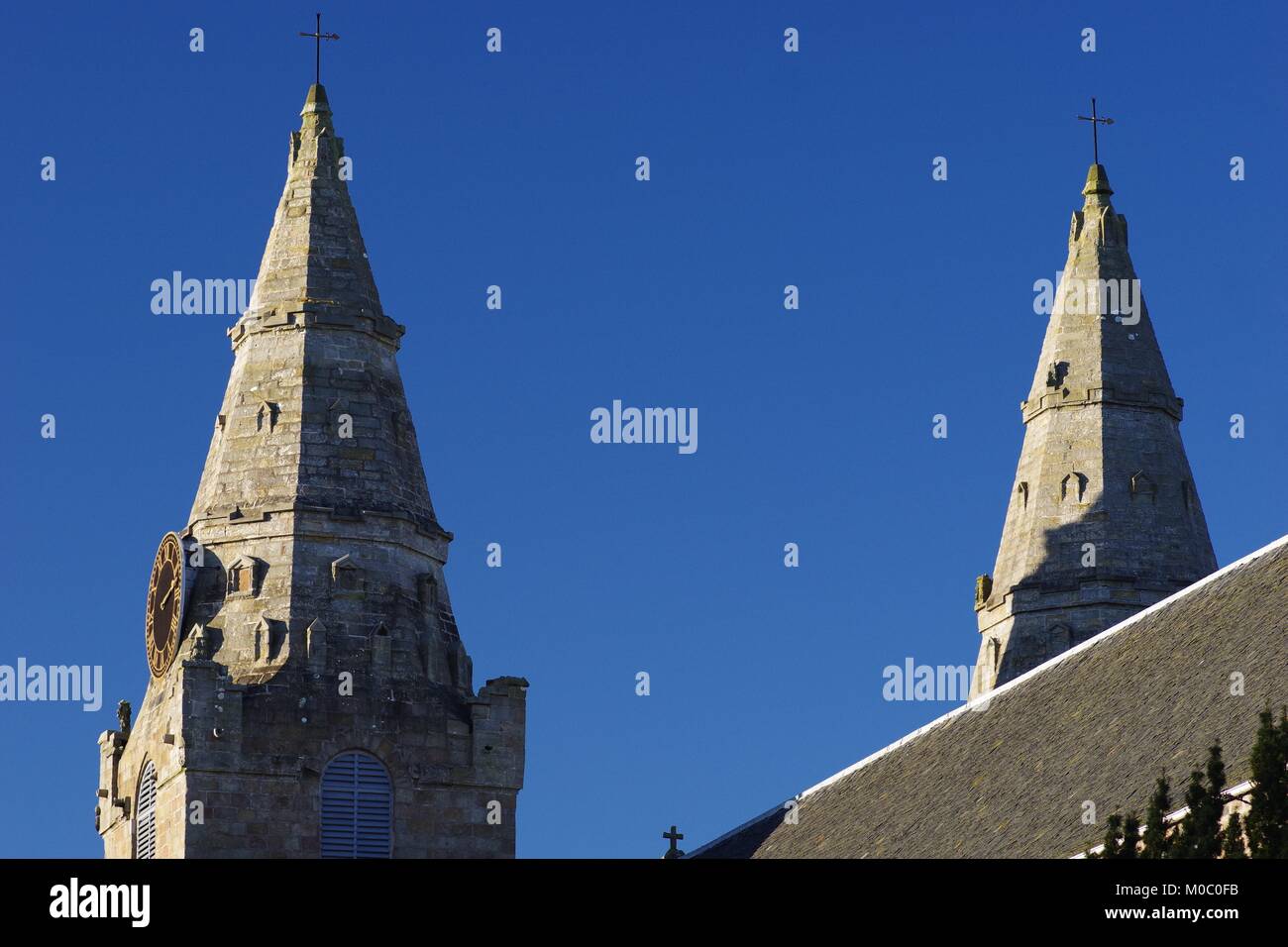 St Machar la cattedrale, l'antica città di Aberdeen. La Scozia, Regno Unito. Foto Stock