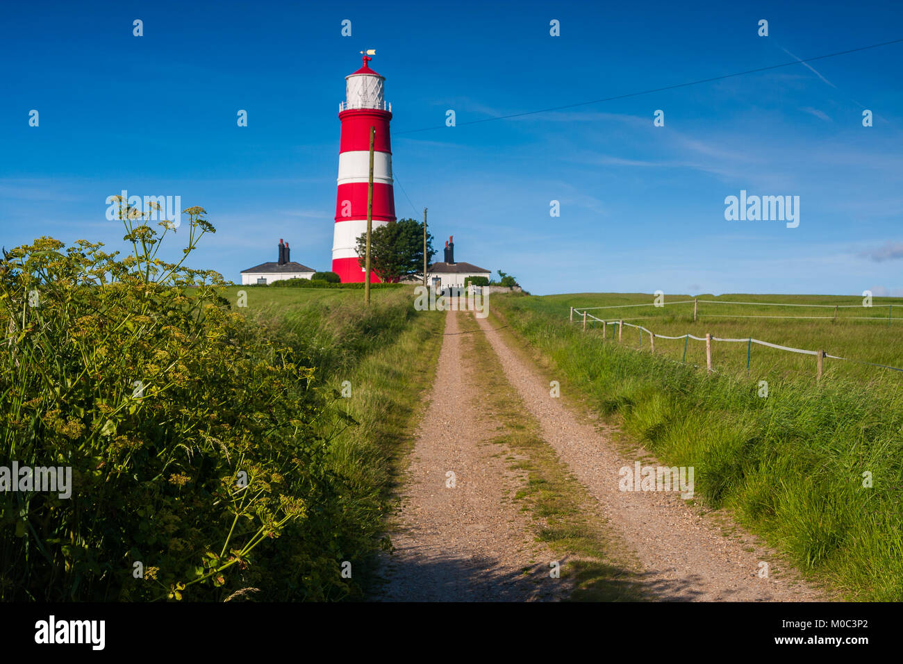 Happisburgh Lighthouse, Norfolk Foto Stock