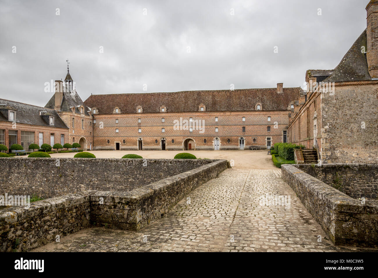 Château de la Bussière, La Bussière, in Francia, in Europa. Foto Stock