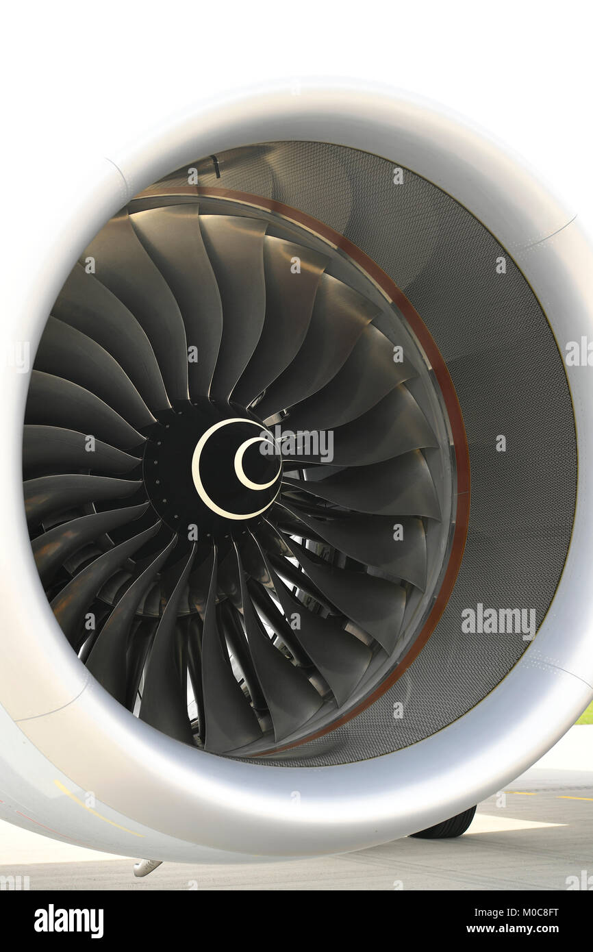 Lufthansa, , Airbus A350-900, A350, la turbina, la turbina ruota, aria, aeromobili, piano, aereo, aeroporto di Monaco di Baviera, Foto Stock