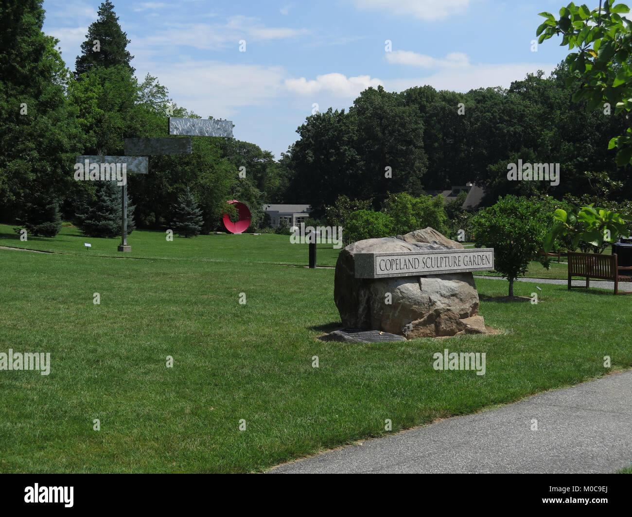 Delaware Art Museum, Wilmington, Delaware, arte, scultura, parco giardino scultura, arte illustrativa, Foto Stock
