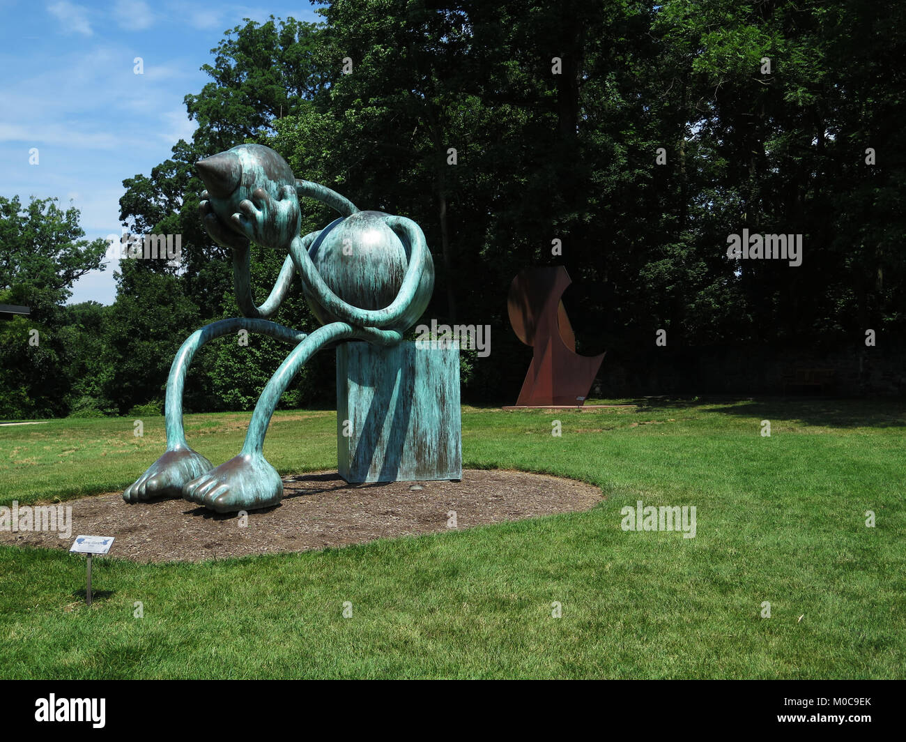 Delaware Art Museum, Wilmington, Delaware, arte, scultura, parco giardino scultura, arte illustrativa, Foto Stock