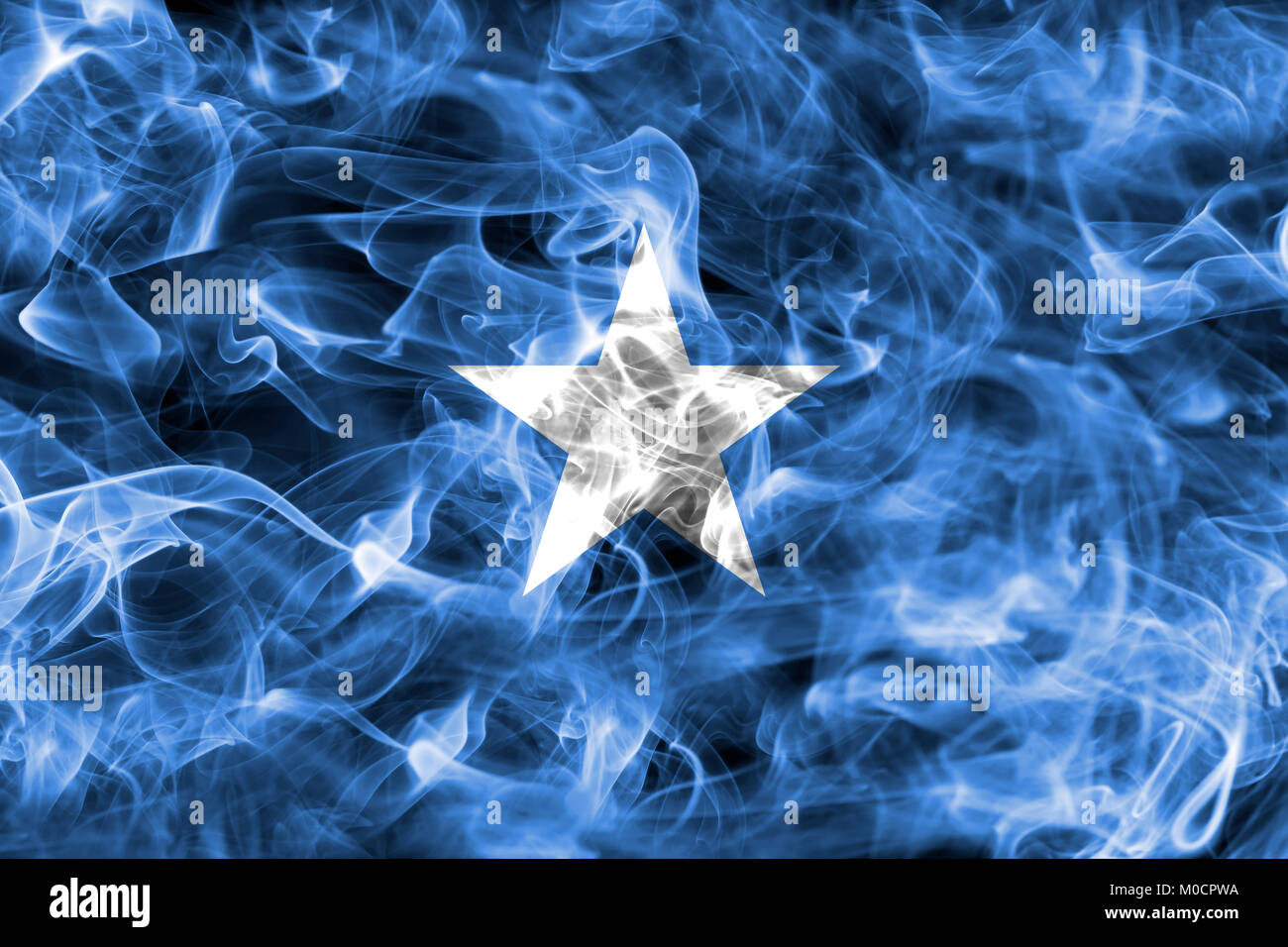 Somalia Bandiera Di Fumo Foto Stock Alamy