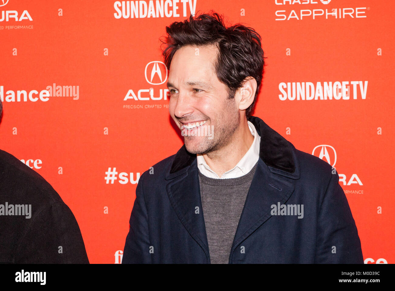 Attore Paul Rudd assiste il 'Il Catcher è stato una spy' Premiere durante il 2018 Sundance Film Festival presso il Teatro di Marc on gennaio 19, 2018 in Park City, Utah. Foto Stock