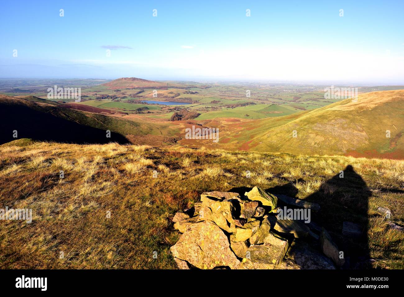 Pale Morning Light su Skiddaw Foto Stock