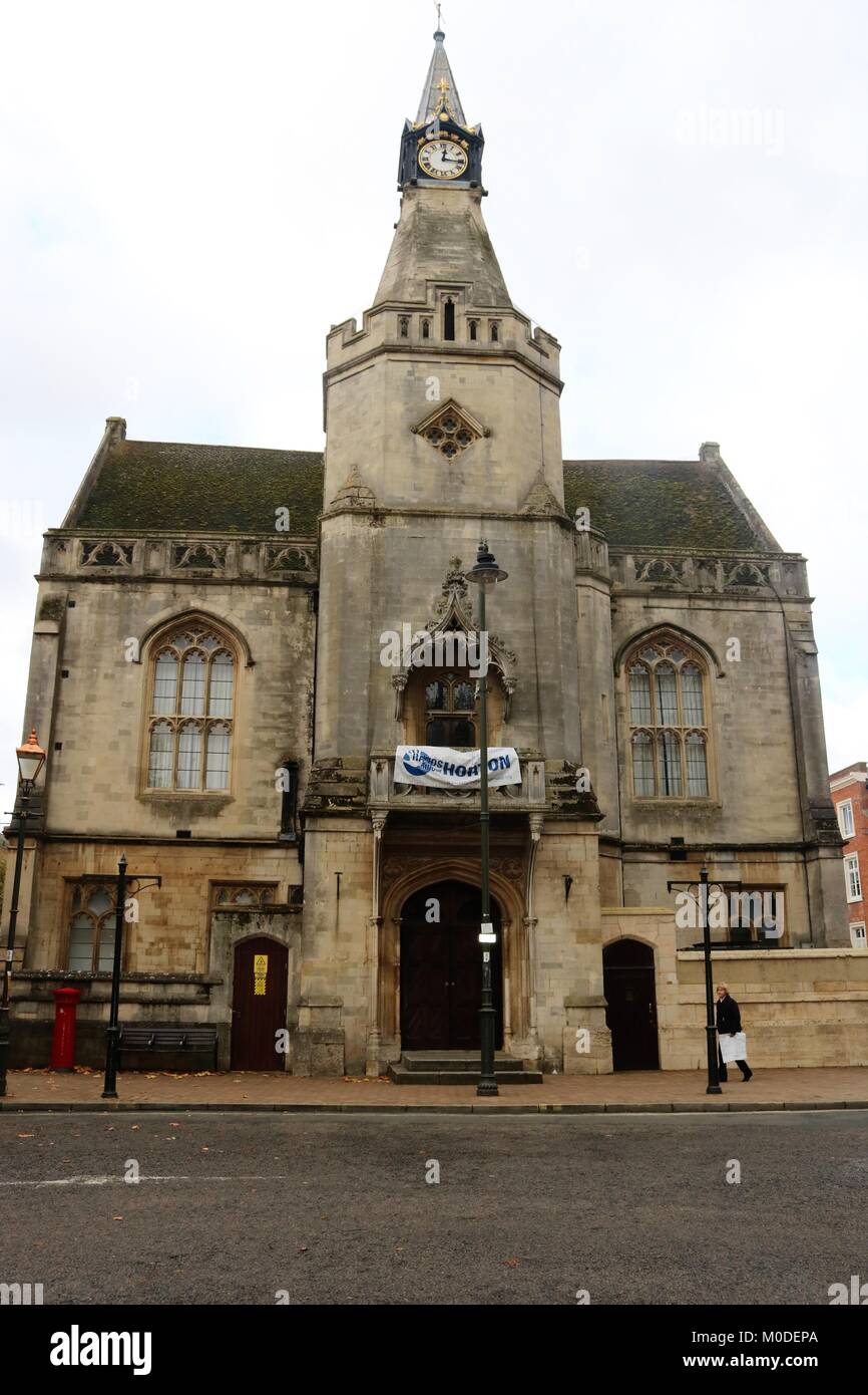 Town Hall, Banbury, Oxfordshire, Regno Unito Foto Stock