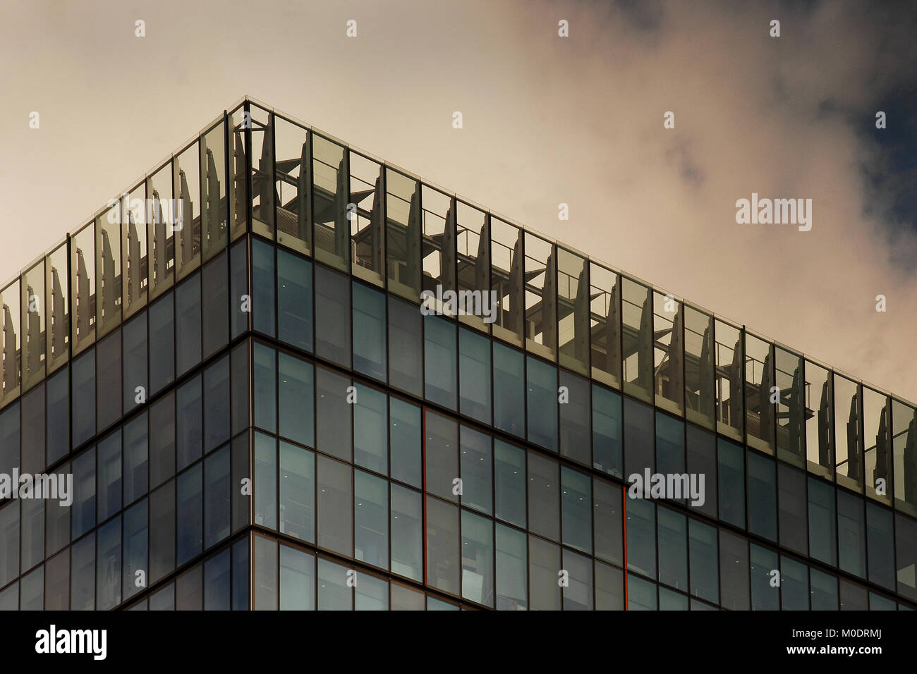 Edificio per uffici Dettaglio, città di Londra, Regno Unito Foto Stock