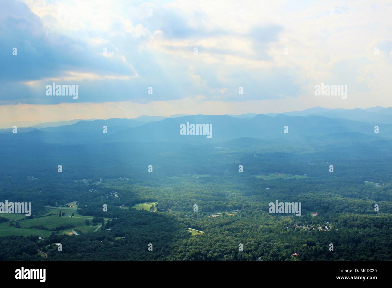 Yonah Mountain Valley. Foto Stock