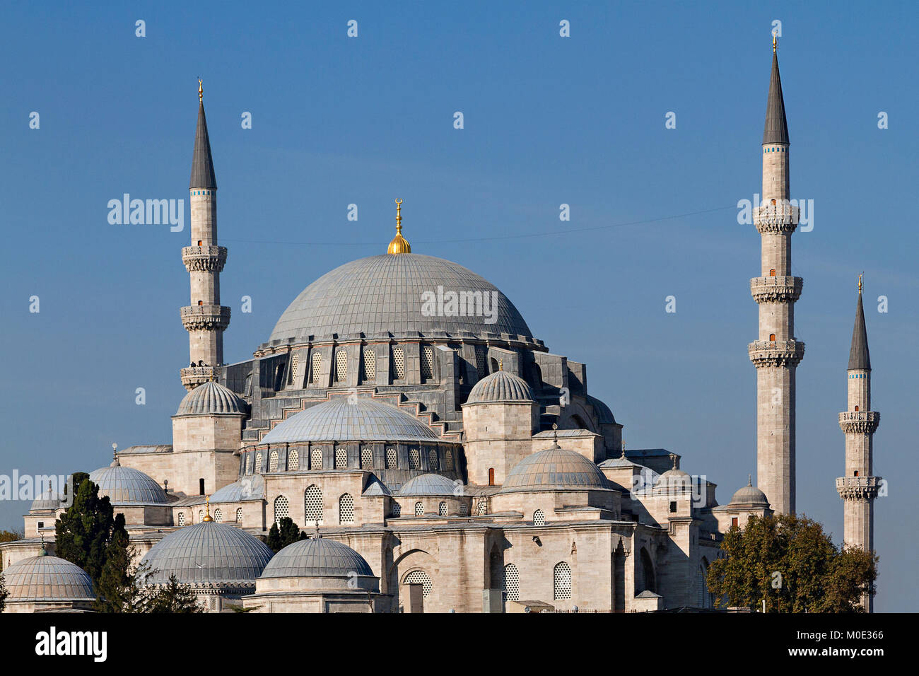 La Moschea di Suleymaniye ad Istanbul in Turchia. Foto Stock