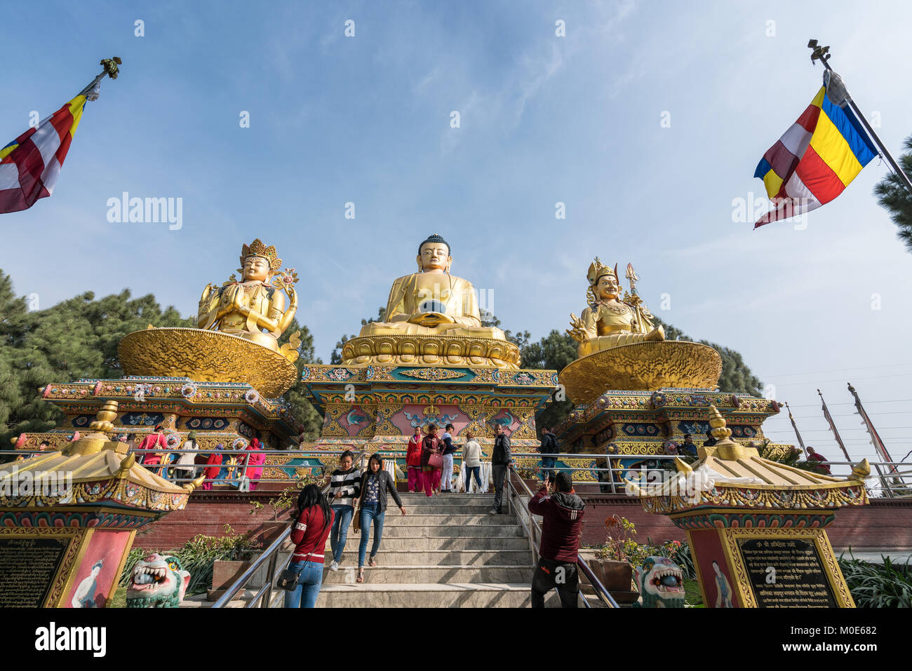 Buddha Park a Kathmandu, Nepal Foto Stock