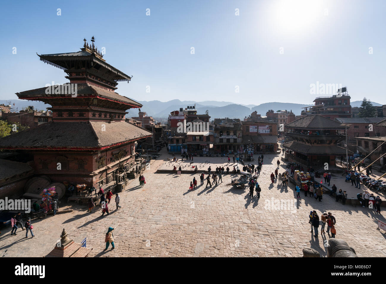 Visita Bhaktapur vicino a Kathmandu, Nepal Foto Stock