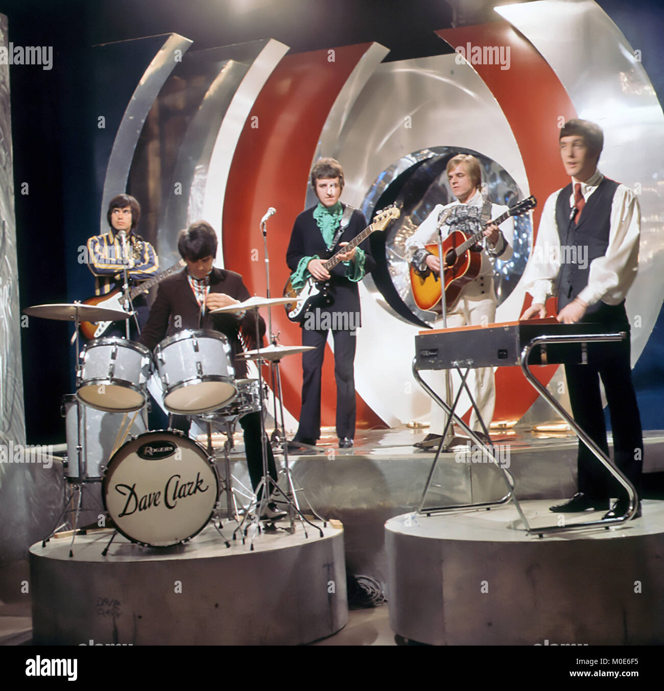 DAVE CLARK CINQUE REGNO UNITO gruppo pop in1966. Foto: Tony Gale Foto Stock
