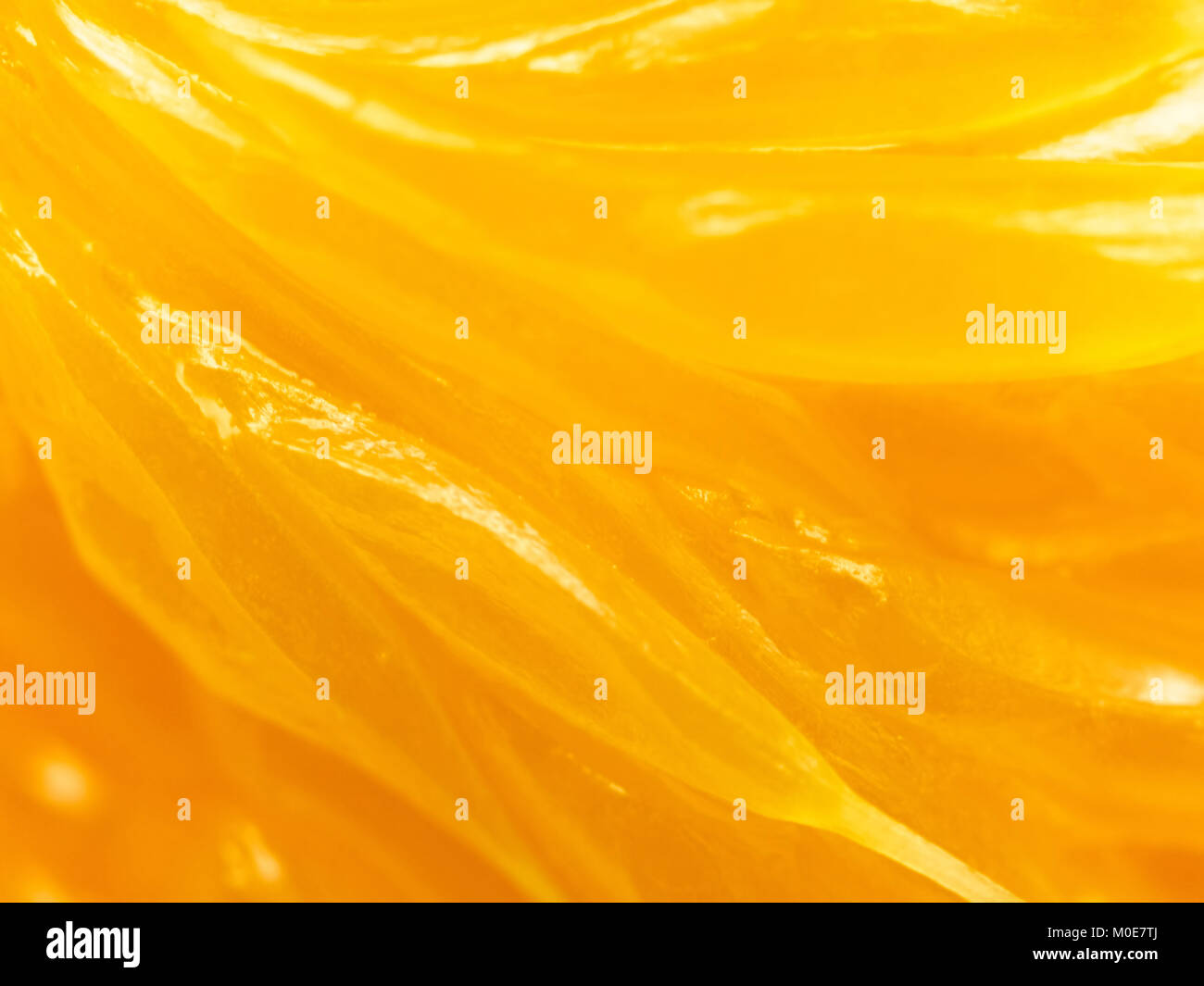 Foto macro di orange texture di pasta di legno Foto Stock