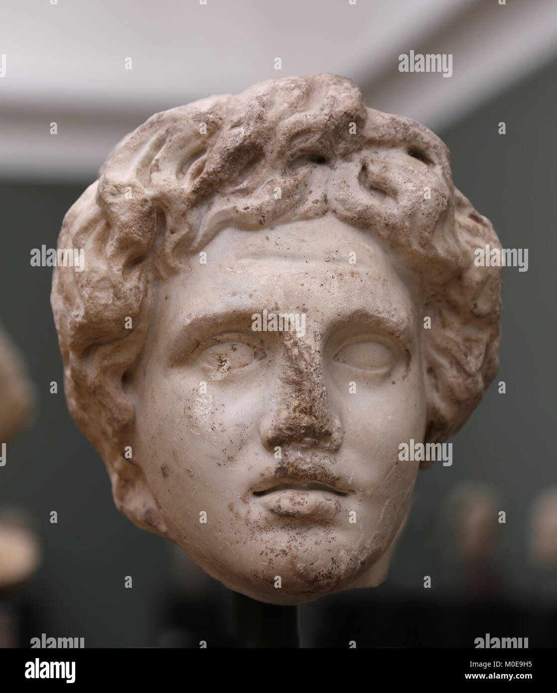 Alessandro III il grande. Re di Macedonia (356-323 a.C.). Copia romana del IV secolo A.C. Originale greco. Il marmo. Foto Stock