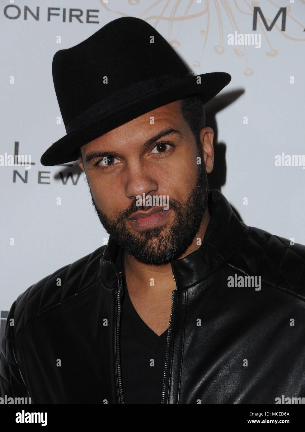 Hollywood, CA, Stati Uniti d'America. Xx gen, 2018. 20 Gennaio 2018 - Hollywood, California - O-T Fagbenle. 2018 settimanale di intrattenimento Pre-SAG Awards Party al Chateau Marmont. Photo credit: Birdie Thompson/AdMedia Credito: Birdie Thompson/AdMedia/ZUMA filo/Alamy Live News Foto Stock