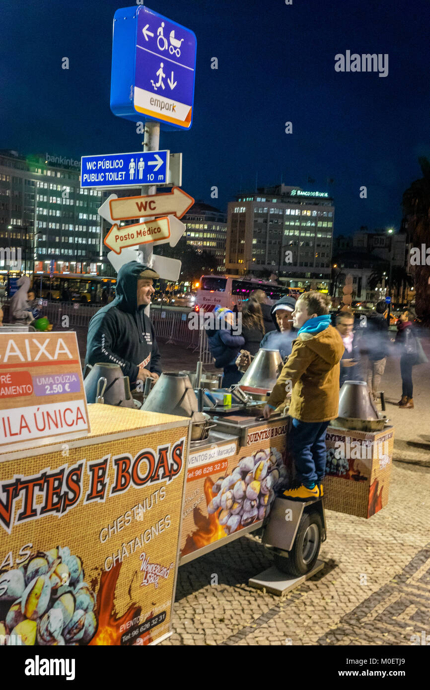 Winter Wonderland, Lisboa Foto Stock