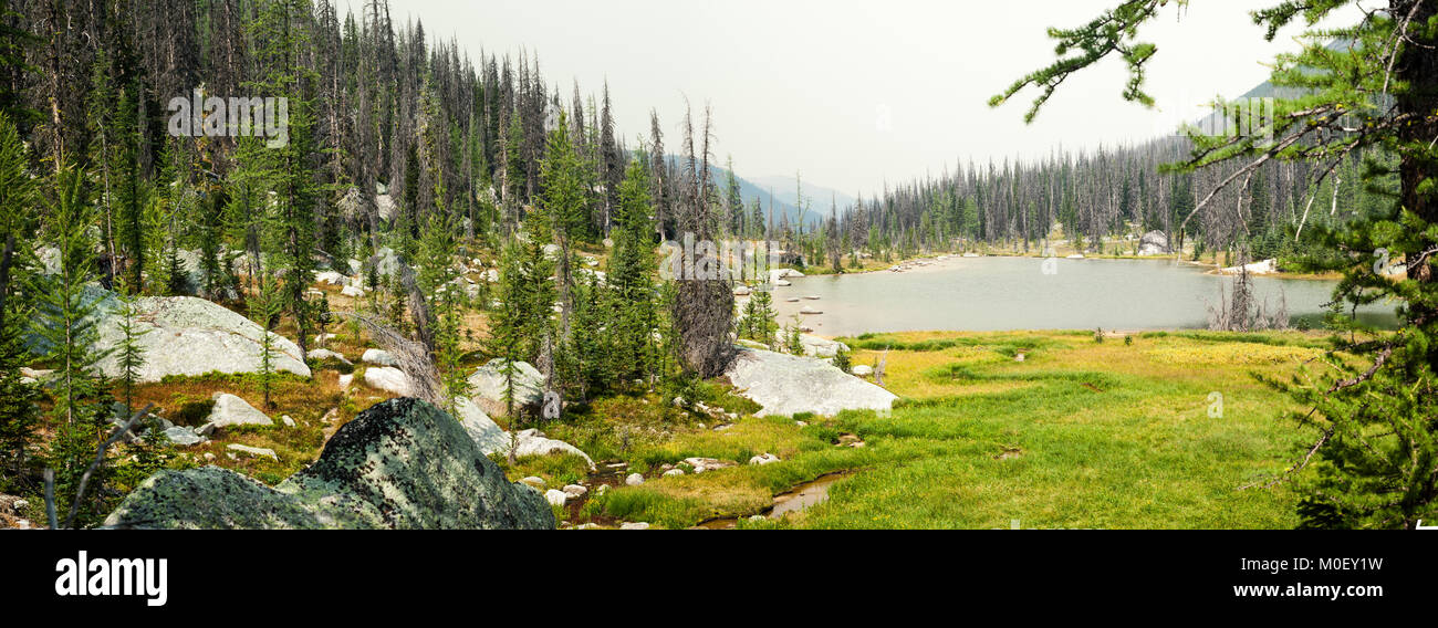 Lago di capra, Cattedrale Parco Provinciale, British Columbia, Canada Foto Stock