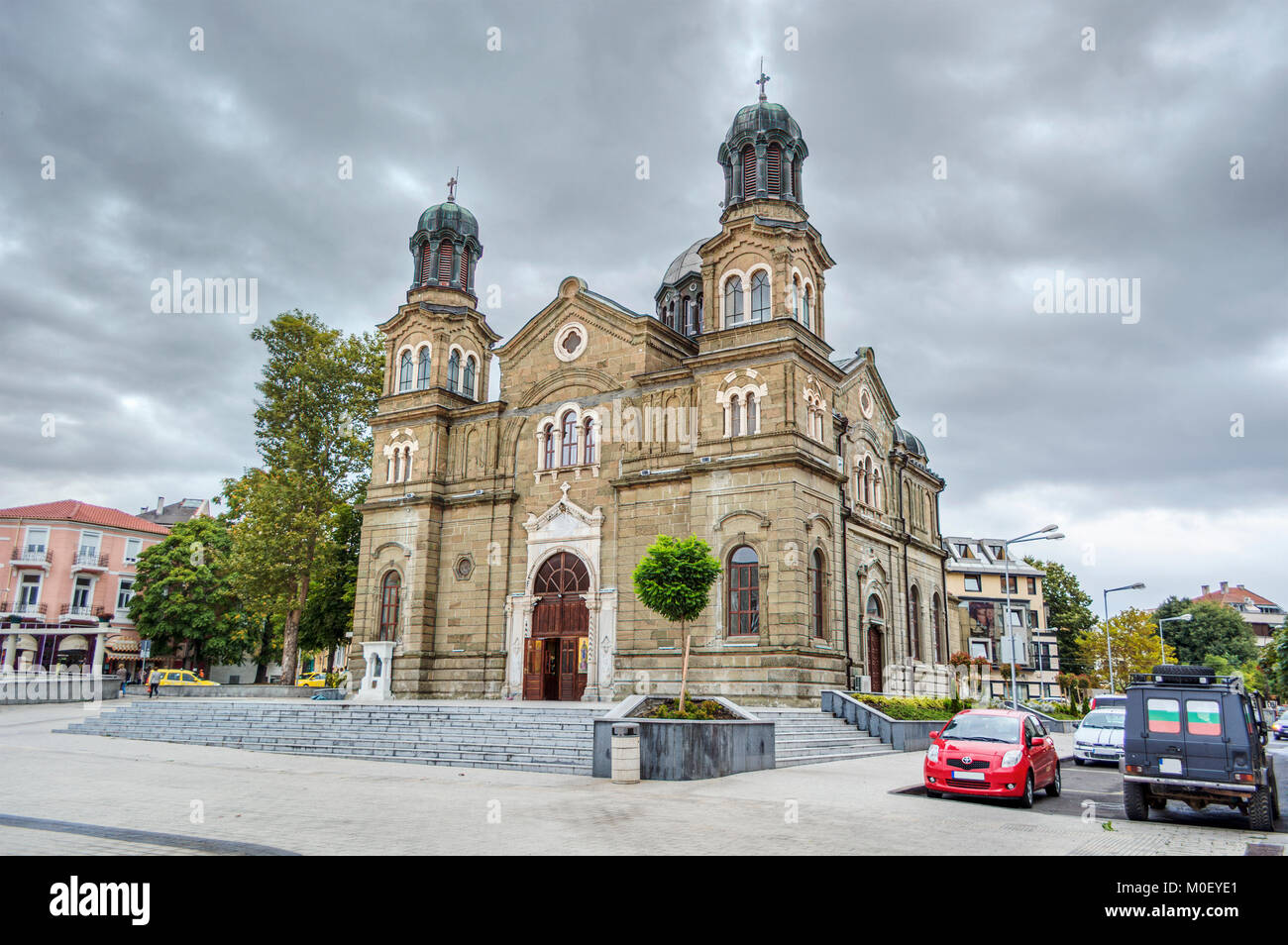 San Cirillo e Metodio cattedrale, Burgas (Bulgaria), HDR-tecnica Foto Stock