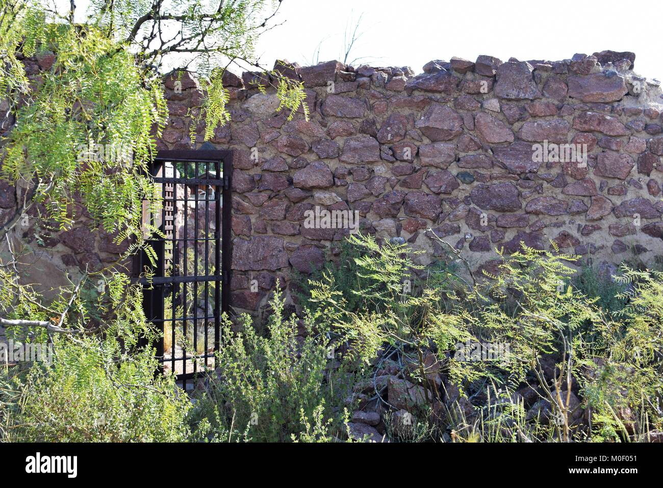 Resti di un carcere Foto Stock