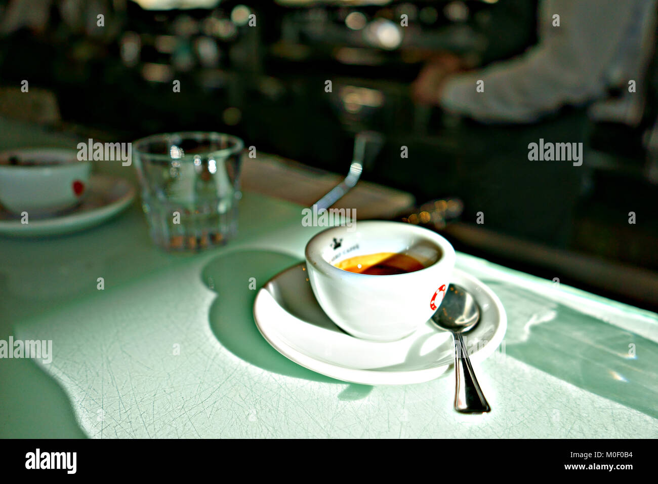 Tazza di caffè, Napoli, Italia Foto Stock