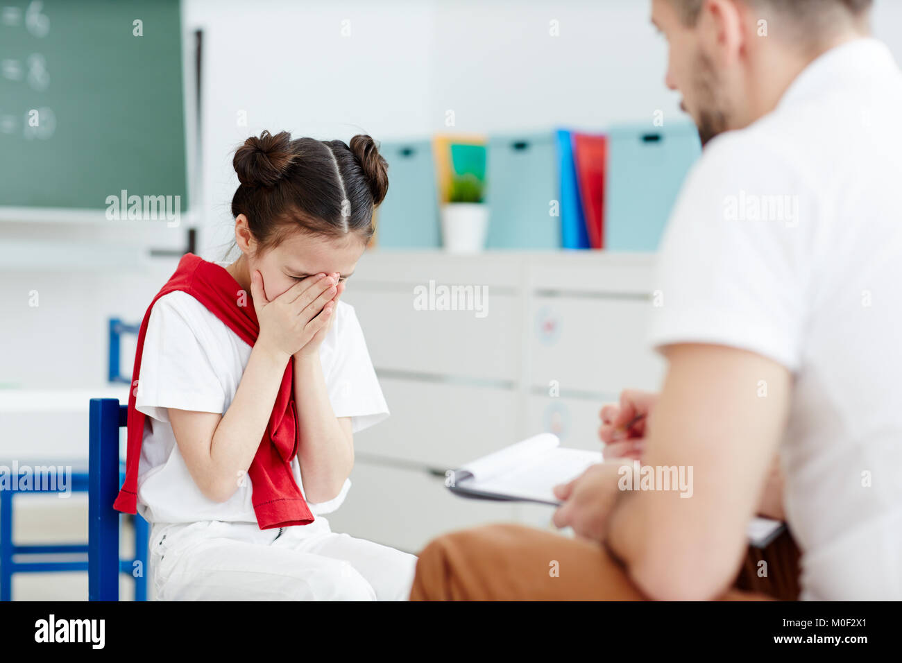 Non pronto per la lezione Foto Stock