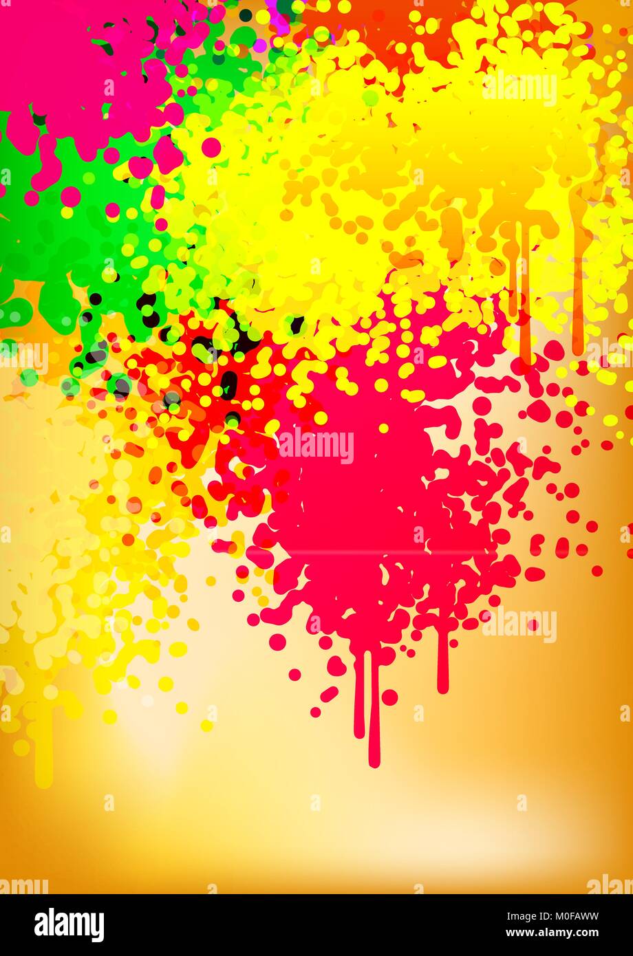 Abstract Progetto del colore Illustrazione Vettoriale