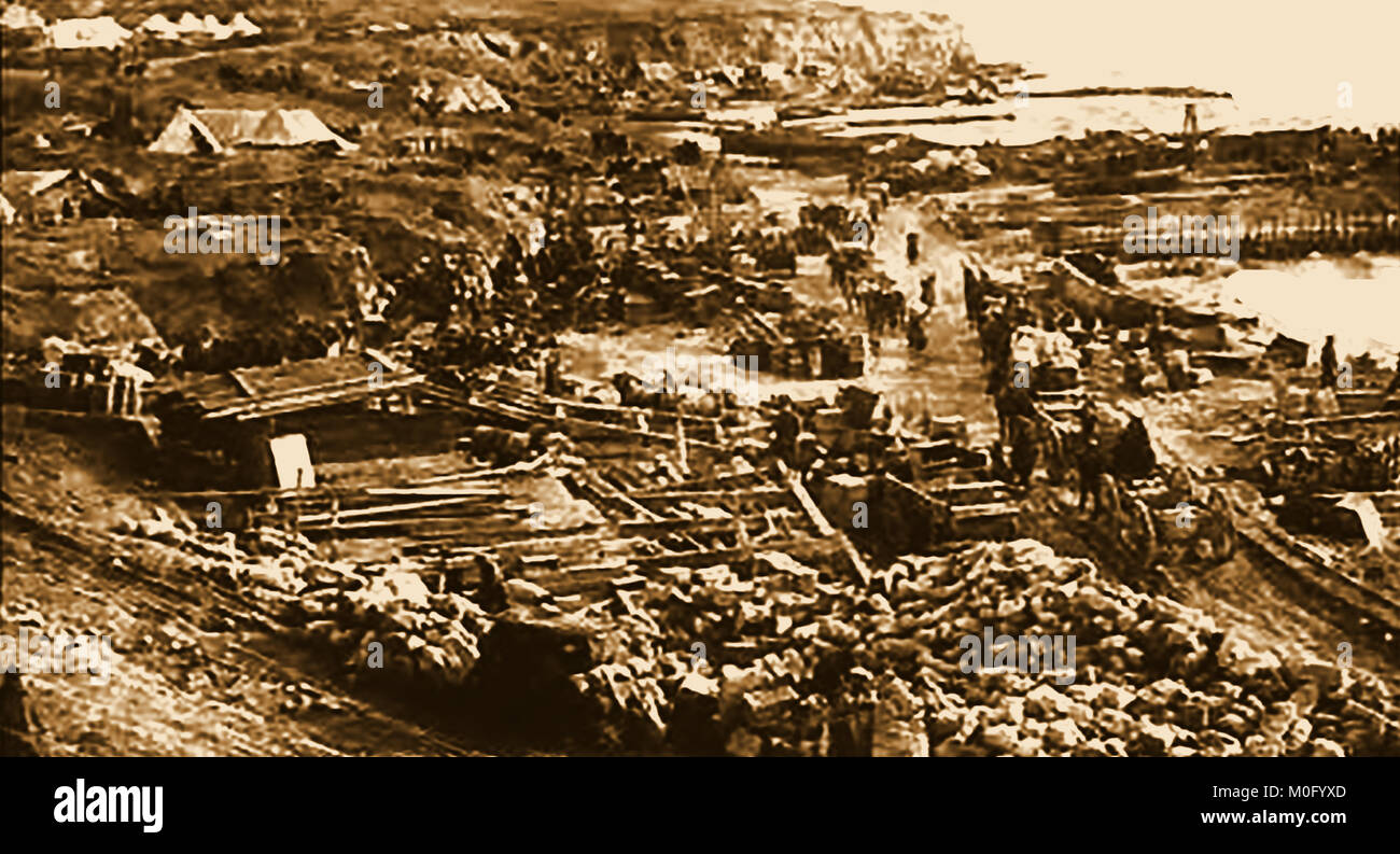 La prima guerra mondiale - foto - Suvla o Servia Bay Gallipoli. Due giorni prima britannico e le truppe francesi evacuato nella prima guerra mondiale - ANZAC Foto Stock