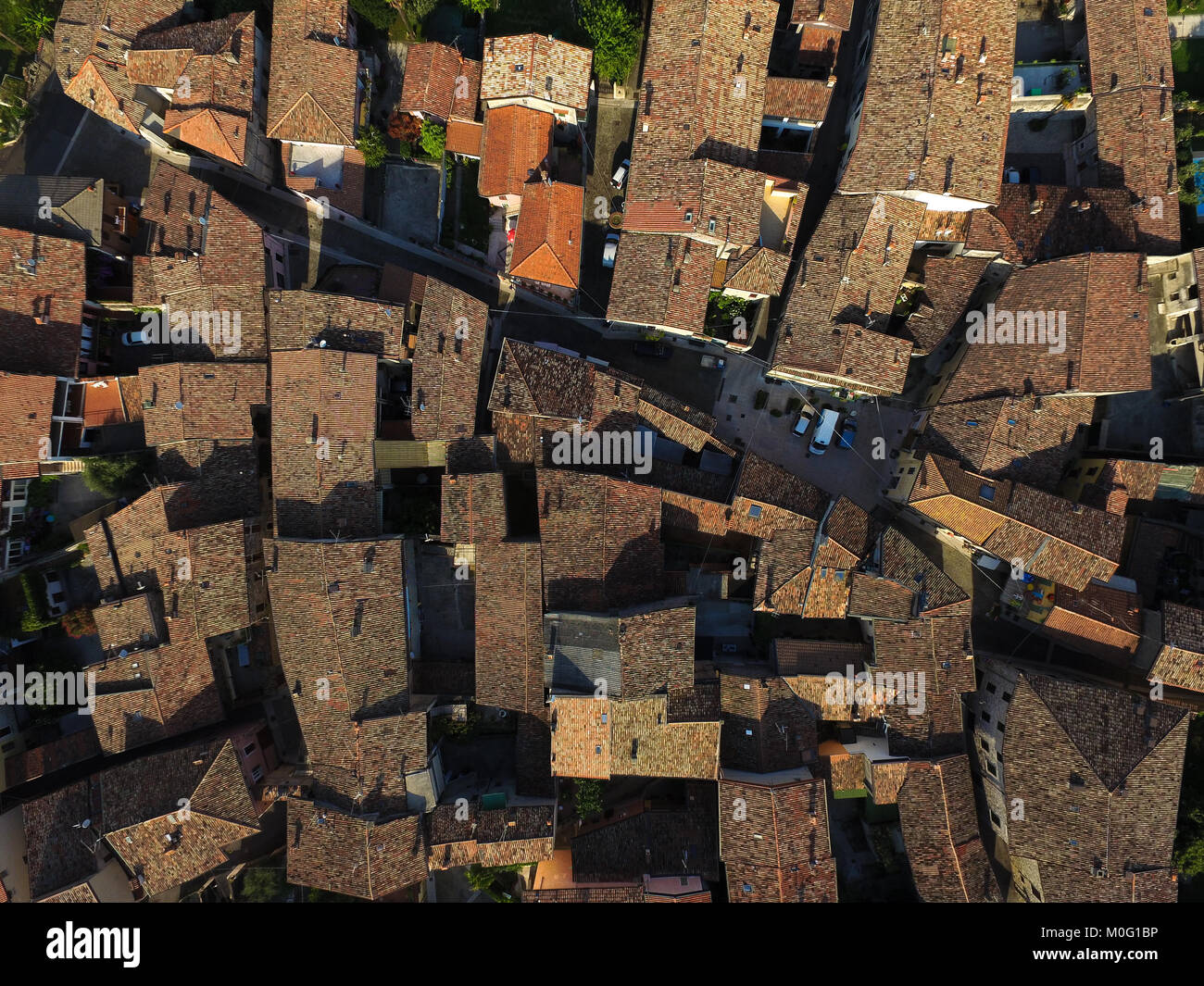 Tetti in Italia Foto Stock