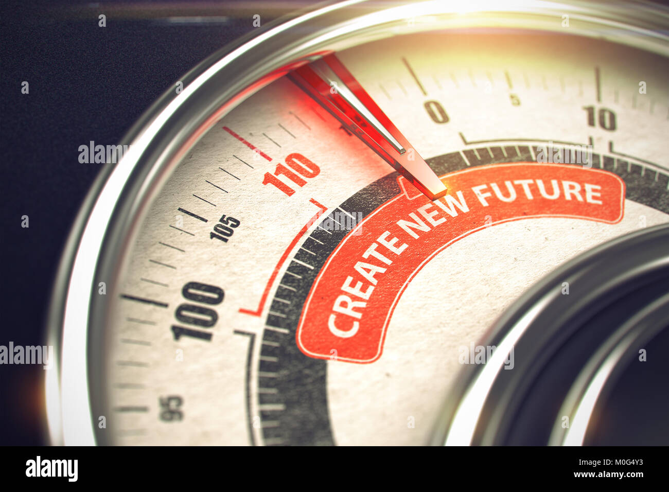 Crea un nuovo futuro - Modalità di Business concetto. 3D. Foto Stock