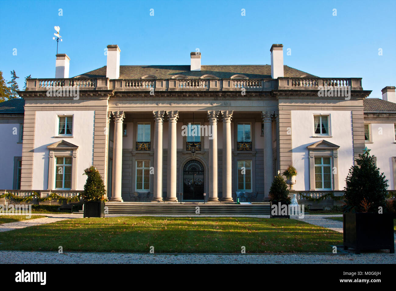 Delaware, Wilmington, DE NEMOURS Estate, Natale, Foto Stock