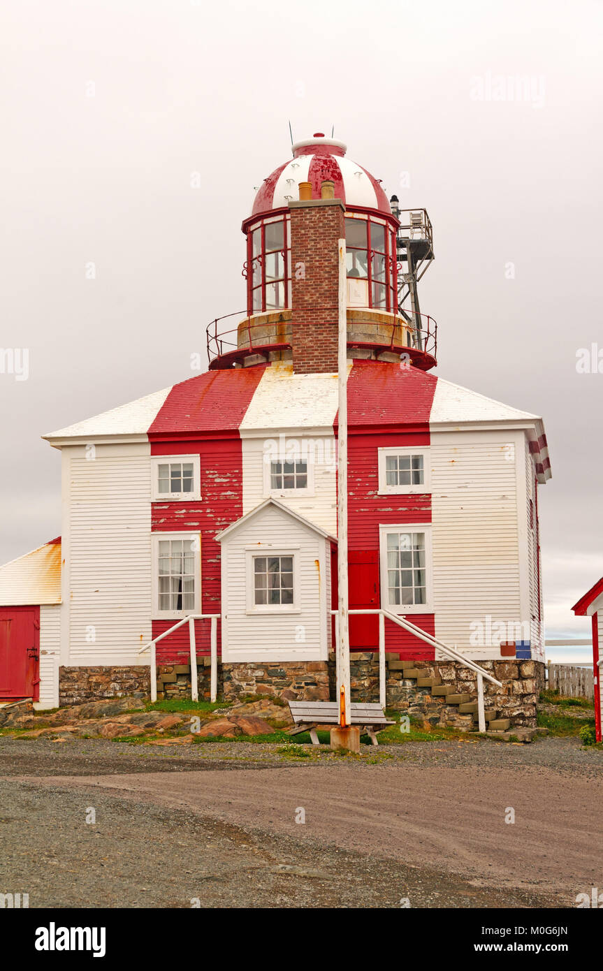 Cape Bonavista faro sulla costa di Terranova, del Canada Foto Stock