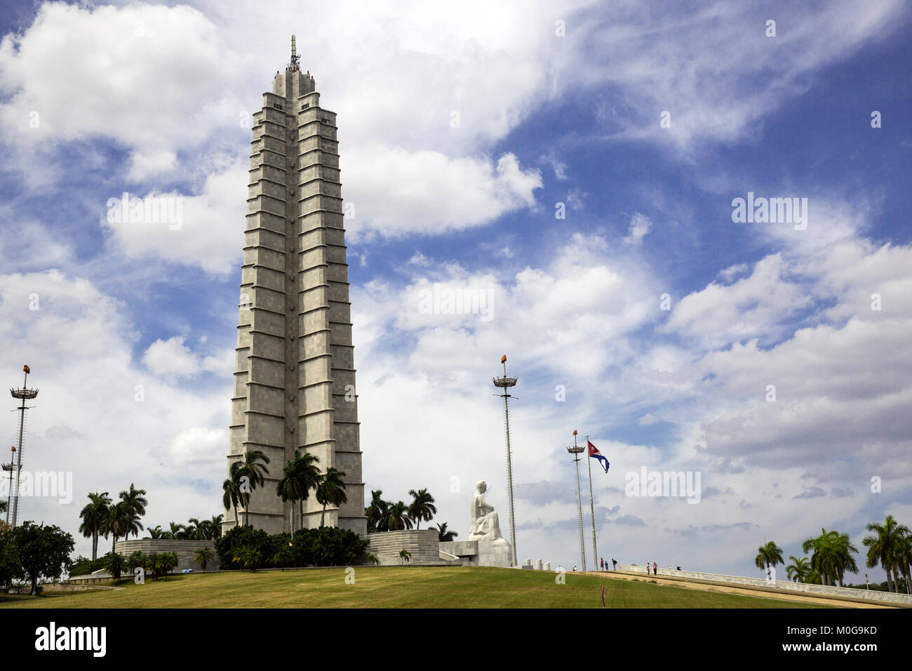 Jose Marti Memorial, Havana, Cuba Foto Stock