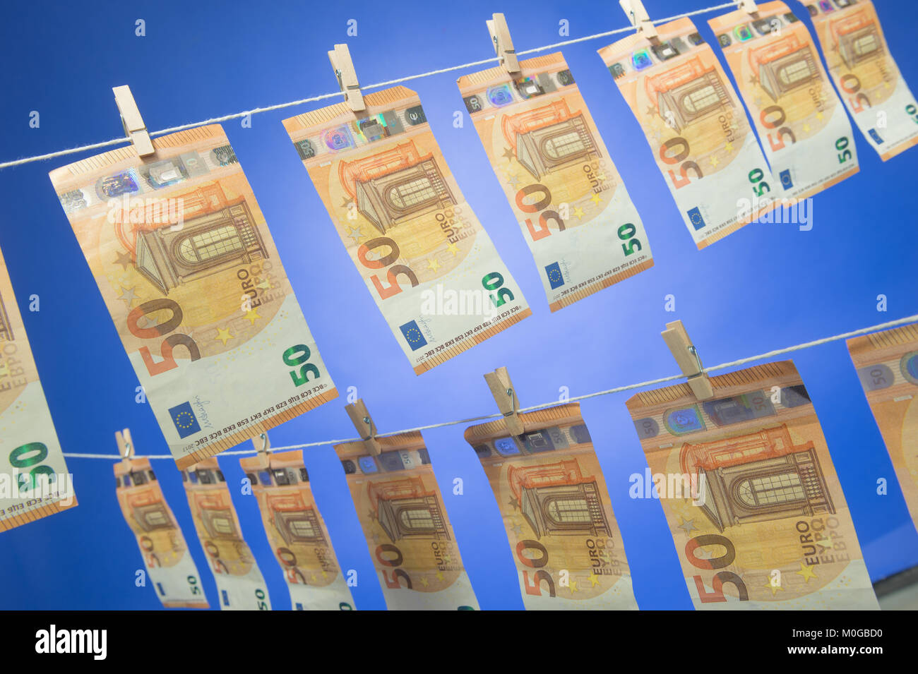 Il denaro, 50 Euro, business Foto Stock