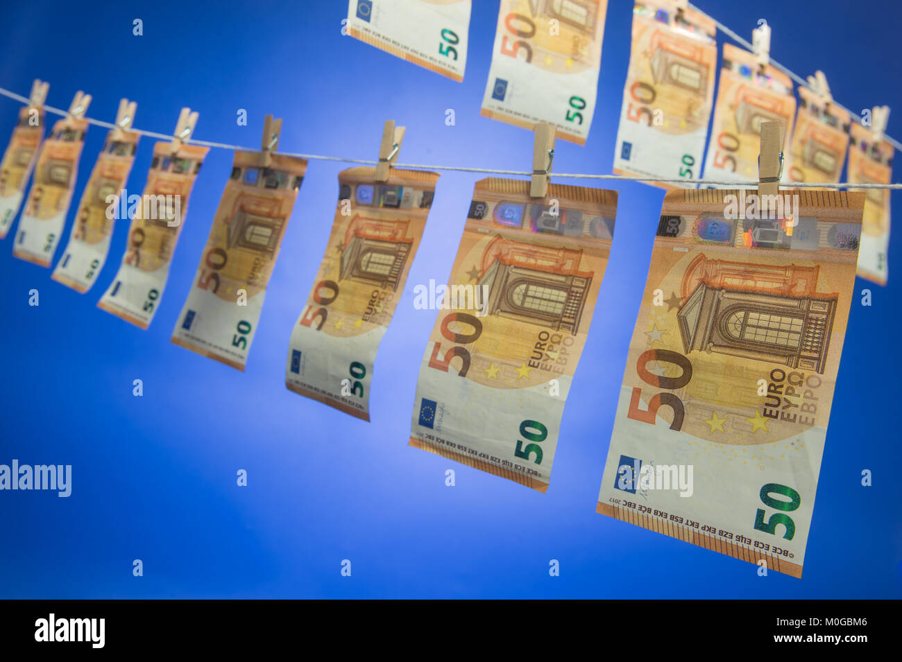 Il denaro, 50 Euro, business Foto Stock