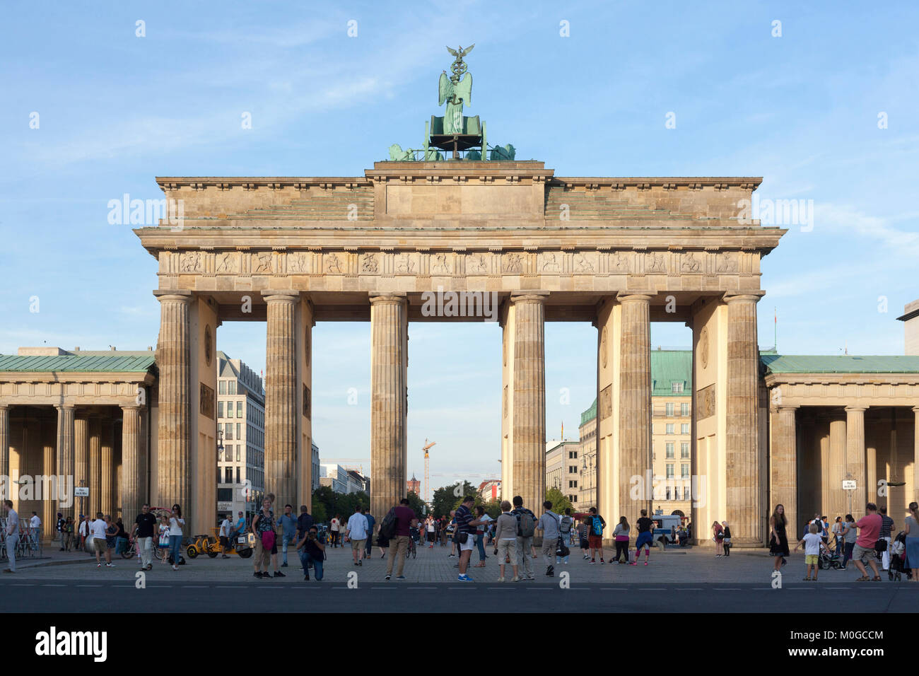 DEU, Deutschland, Berlino: Brandenburger Tor | DEU, Germania Berlino: la Porta di Brandeburgo Foto Stock