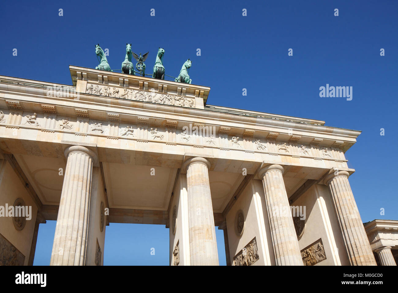 DEU, Deutschland, Berlino: Brandenburger Tor | DEU, Germania Berlino: la Porta di Brandeburgo Foto Stock