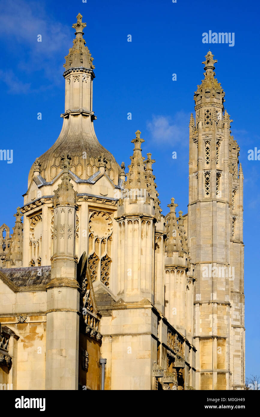 King's College di Cambridge, Inghilterra Foto Stock