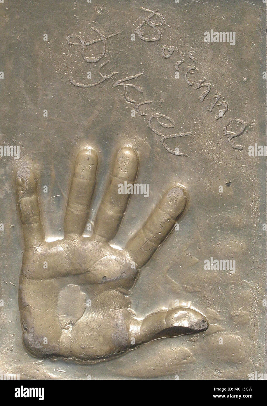 La stampa ritrae Bożena Dykiel, un'attrice polacca nota per i suoi contributi al cinema e al teatro. L'opera evidenzia la sua importanza nelle arti dello spettacolo polacche Foto Stock